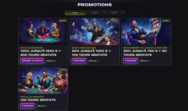 Guide de mad casino